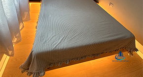 Handcrafted Floating Bed with Concealed Frame 1