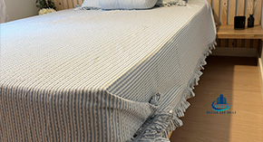 Handcrafted Floating Bed with Concealed Frame 12